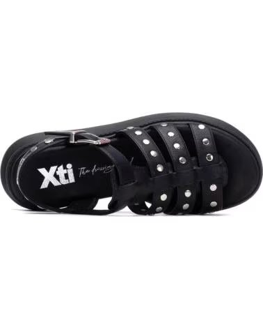 XTI SANDALIAS GLADIADOR CON TACHUELAS REF 1172150 NEGRO