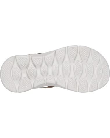 SKECHERS SANDALIAS PLANAS MUJER GO WALK FLEX SANDAL TAUPE MARRóN