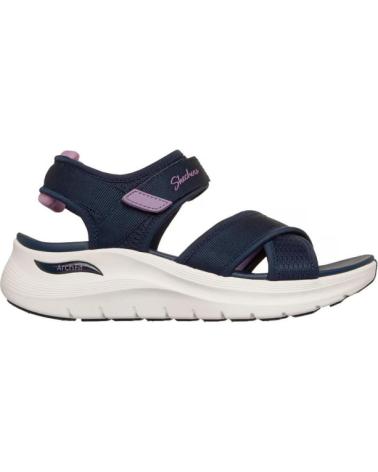 SKECHERS SANDALIAS PLANAS MUJER ARCH FIT 2 0 - FEELIN´BRIGHT MARINO AZUL