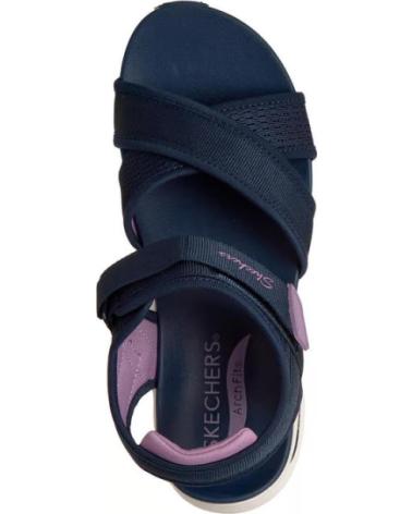 SKECHERS SANDALIAS PLANAS MUJER ARCH FIT 2 0 - FEELIN´BRIGHT MARINO AZUL
