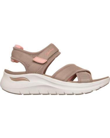 SKECHERS SANDALIAS PLANAS MUJER ARCH FIT 2 0 - FEELIN´BRIGHT TAUPE MARRóN