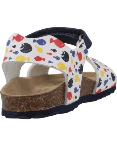 GEOX SANDALIAS NINO MODELO B SANDAL CHALKI BOY COLOR BLANCO C0050