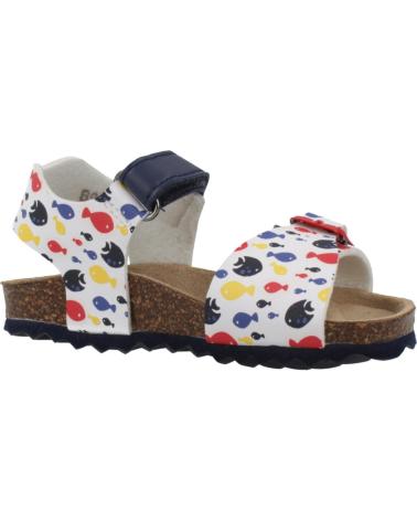 GEOX SANDALIAS NINO MODELO B SANDAL CHALKI BOY COLOR BLANCO C0050