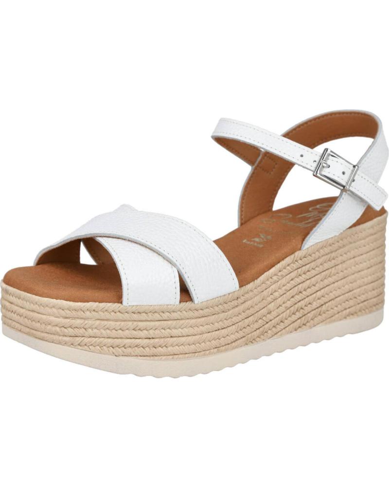 OH MY SANDALS 6032 SANDALIAS CRUZADAS DE CUNA MUJER BLANCO