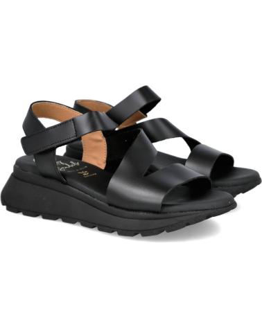 OH MY SANDALS 5955 SANDALIAS PLANAS PIEL MUJER NEGRO