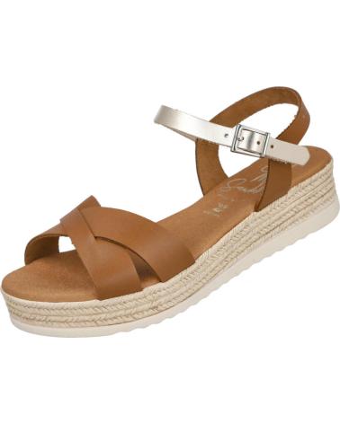 OH MY SANDALS 5693 SANDALIAS PLANAS MUJER ROBLE