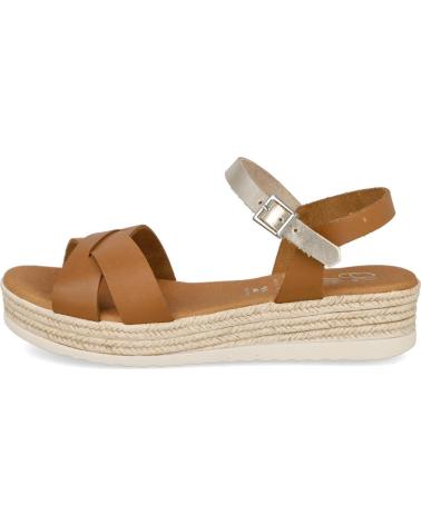 OH MY SANDALS 5693 SANDALIAS PLANAS MUJER ROBLE