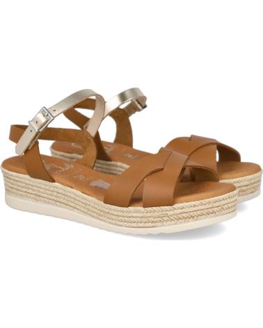 OH MY SANDALS 5693 SANDALIAS PLANAS MUJER ROBLE