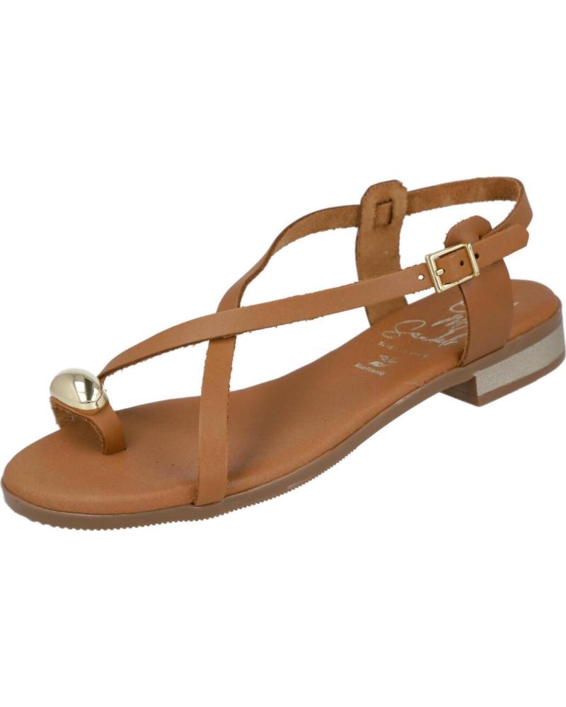 OH MY SANDALS 5866 SANDALIAS DE DEDO ANILLO MUJER ROBLE