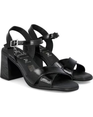 OH MY SANDALS SANDALIAS DE TACON 070-739254 EN NEGRO PARA MUJER NEGR0
