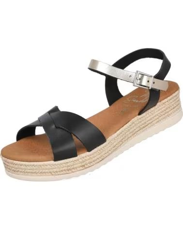 OH MY SANDALS SANDALIAS 070-598877 EN NEGRO PARA MUJER NEGR0