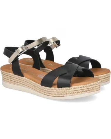 OH MY SANDALS SANDALIAS 070-598877 EN NEGRO PARA MUJER NEGR0