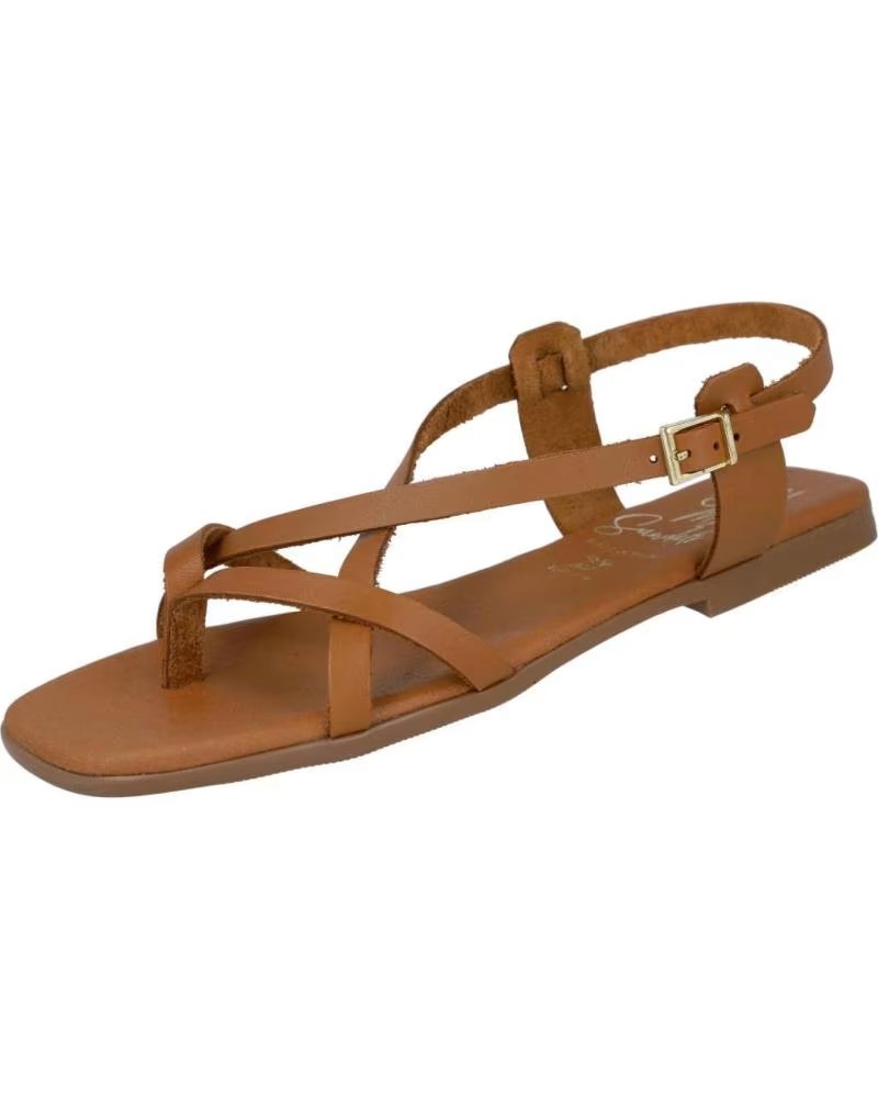 OH MY SANDALS SANDALIAS 070-226634 EN MARRON PARA MUJER ROBLE