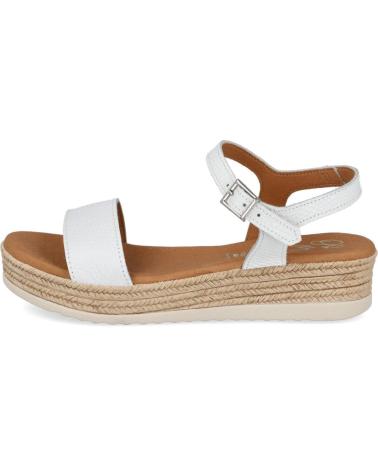OH MY SANDALS 6111 SANDALIAS PLANAS PIEL BLANCO