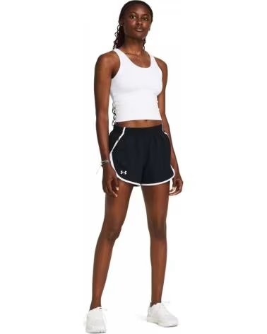 UNDER ARMOUR PANTALON CORTO EN PARA MUJER NEGRO