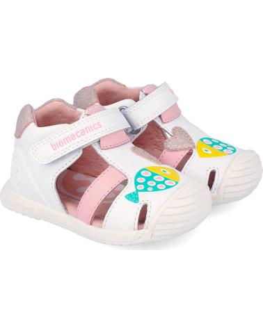 BIOMECANICS SANDALIA DE NINA 262108 PECES BIOGATEO CASUAL BLANCOCANDYB866