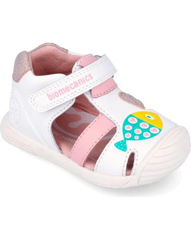 BIOMECANICS SANDALIA DE NINA 262108 PECES BIOGATEO CASUAL BLANCOCANDYB866