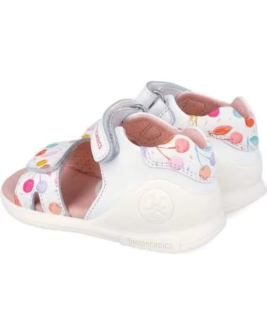 BIOMECANICS SANDALIAS NINA MODELO 262141B COLOR  BLANCO