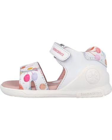 BIOMECANICS SANDALIAS NINA MODELO 262141B COLOR  BLANCO