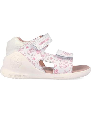 BIOMECANICS SANDALIA PARA NINA 262142 ESTAMPADAS BIOGATEO BLANCOC050