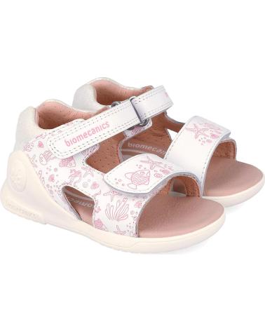 BIOMECANICS SANDALIA PARA NINA 262142 ESTAMPADAS BIOGATEO BLANCOC050