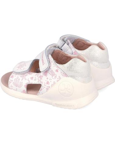 BIOMECANICS SANDALIA PARA NINA 262142 ESTAMPADAS BIOGATEO BLANCOC050