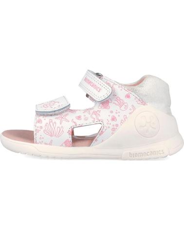 BIOMECANICS SANDALIA PARA NINA 262142 ESTAMPADAS BIOGATEO BLANCOC050