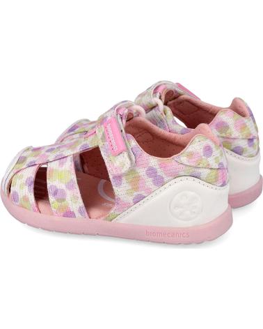 BIOMECANICS SANDALIAS PARA NINA 262193 WIDER BAREFOOT LUREX BLANCOB050