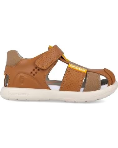 BIOMECANICS SANDALIAS NINO MODELO 262230B COLOR MARRON CUOIO
