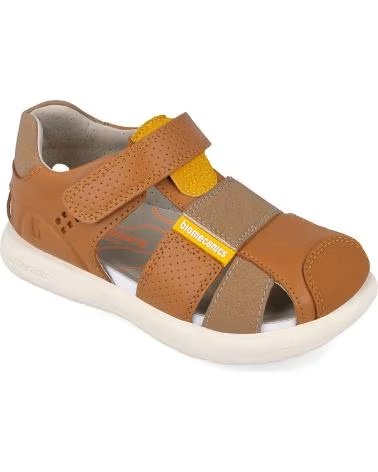 BIOMECANICS SANDALIAS NINO MODELO 262230B COLOR MARRON CUOIO