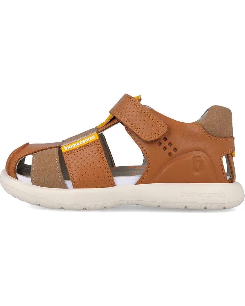 BIOMECANICS SANDALIAS NINO MODELO 262230B COLOR MARRON CUOIO