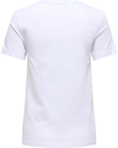 ONLY CAMISETAS DE CHICA 15369992 BLANCO