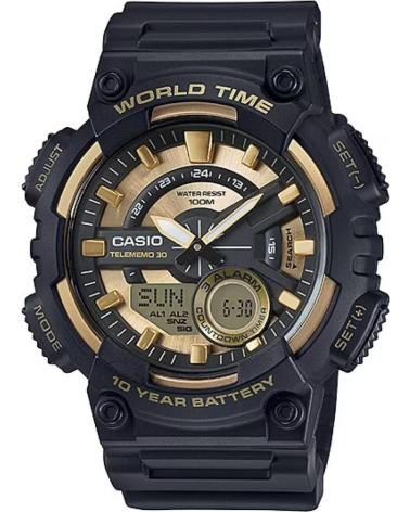 CASIO RELOJ CASIO AEQ-110BW-9AVDF CON HORA MUNDIAL NEGRO