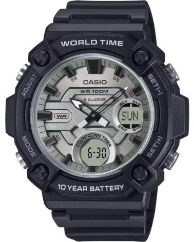 CASIO CASIO AEQ-120W-7A WORLD TIME NEGRO