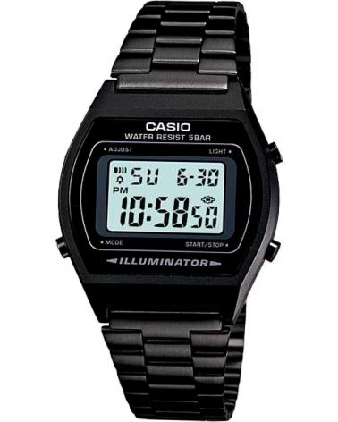 CASIO RELOJ DIGITAL B640WB-1ADF CON CORREA DE ESLABONES NEGRO