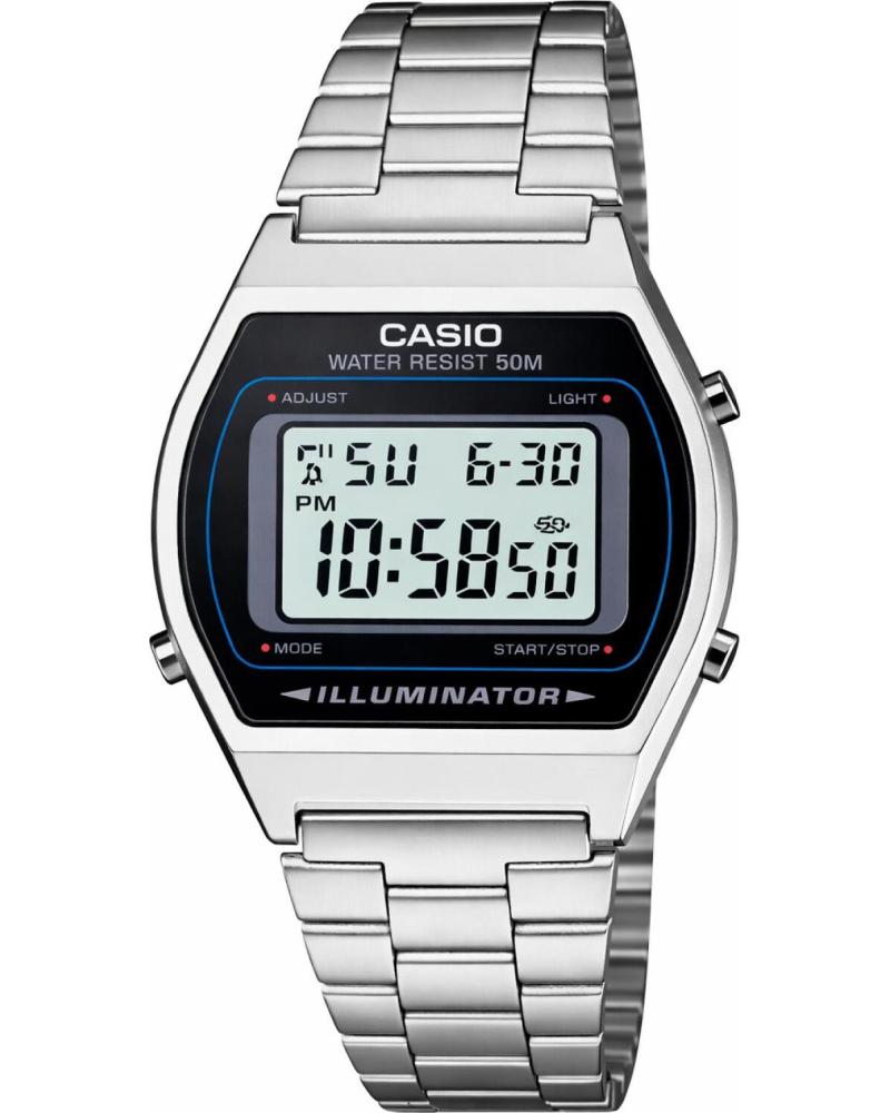 CASIO RELOJ B640WD-1AVDF CON CORREA DE ACERO INOXIDABLE GRIS