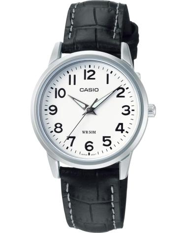CASIO RELOJ CASIO LTP-1303PL-7BVEG CON CORREA DE PIEL NEGRO