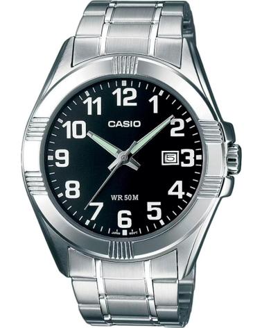CASIO RELOJ ANALÓGICO MTP-1308D-1B CON BRAZALETE DE ACERO GRIS