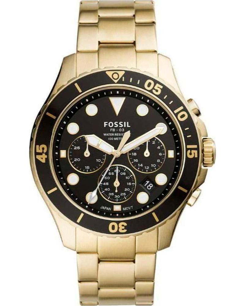 FOSSIL FOSSIL FS5727 CRONÓGRAFO CON BRAZALETE DE ACERO DORADO