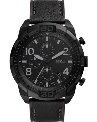 FOSSIL RELOJ CRONÓGRAFO FS5874 ESTILO AVIADOR NEGRO