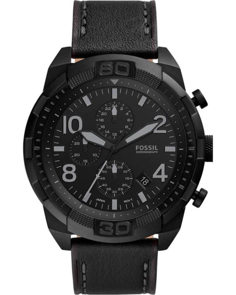 FOSSIL RELOJ CRONÓGRAFO FS5874 ESTILO AVIADOR NEGRO