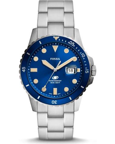 FOSSIL RELOJ FOSSIL FS5949 CON ESFERA AZUL Y BRAZALETE DE ACERO GRIS