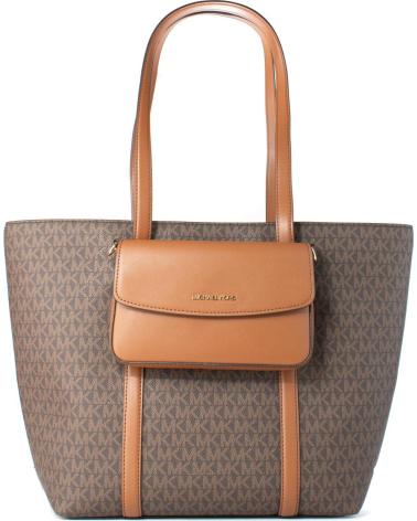 MICHAEL KORS BOLSO TOTE CON BOLSILLO FRONTAL Y LOGO ESTAMPADO