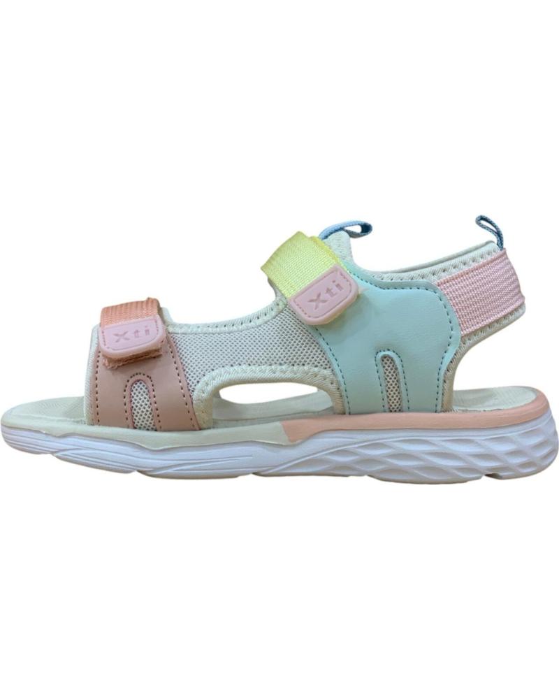 XTI SANDALIA VELCROS BEIGE
