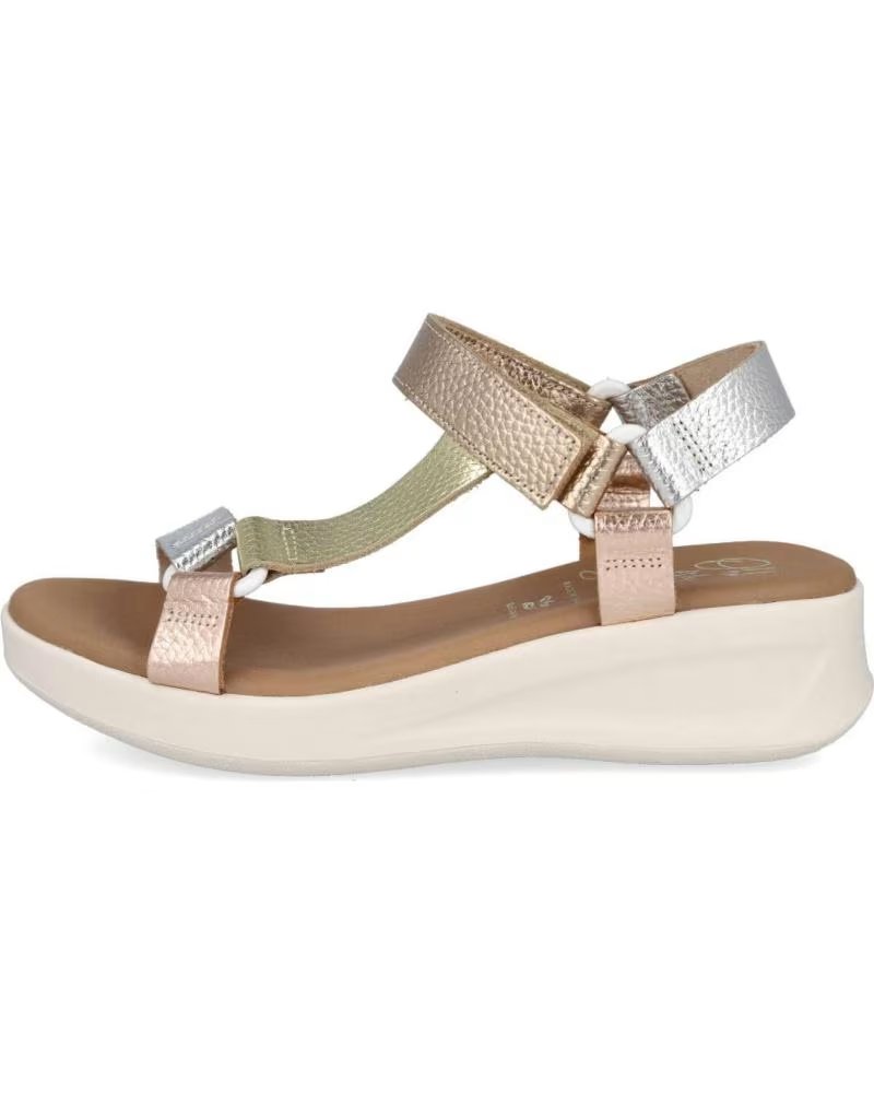 OH MY SANDALS SANDALIAS 070-074575 EN BEIGE PARA MUJER CAVA