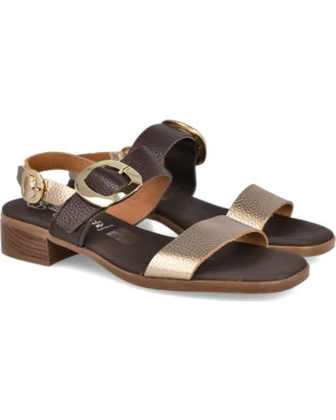 OH MY SANDALS 5894 SANDALIAS COMBINADAS DE TACON BAJO MUJER MARRON