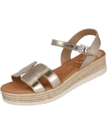 OH MY SANDALS 6011 SANDALIAS PLANAS METALIZADAS MUJER CAVA