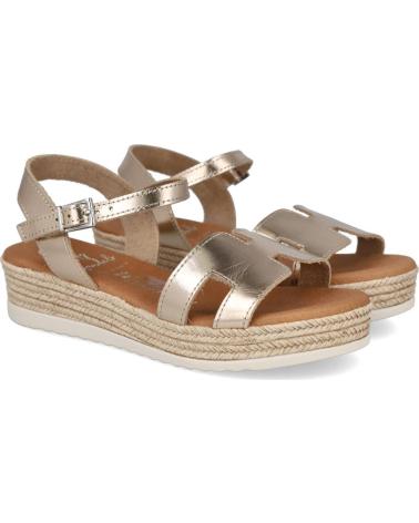 OH MY SANDALS 6011 SANDALIAS PLANAS METALIZADAS MUJER CAVA