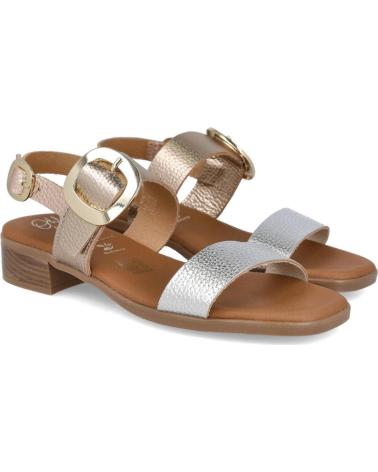 OH MY SANDALS 5894 SANDALIAS COMBINADAS DE TACON BAJO MUJER CAVA