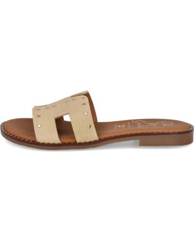OH MY SANDALS 5840 SANDALIAS PLANAS TACHAS MUJER ARENA